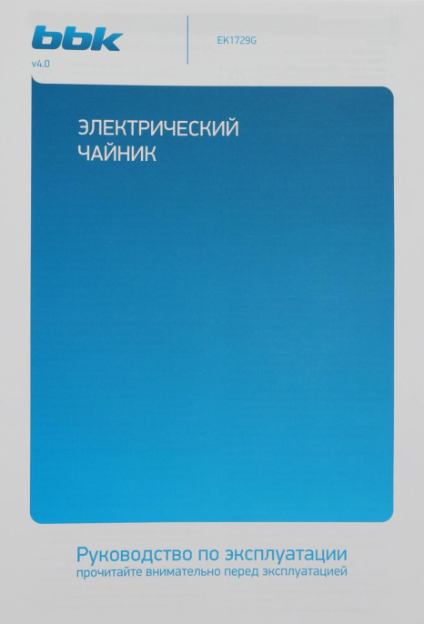 Чайник электрический BBK EK1729G, 1.7л, стекло