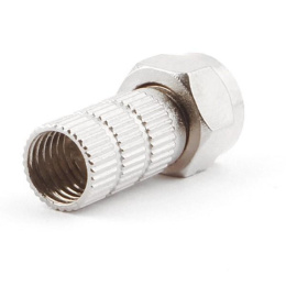 F Коннектор Cablexpert для кабеля RG6, 5шт, с уплот. рез. кольцом SPL6-02