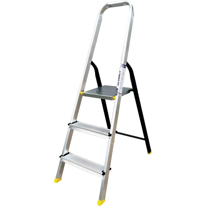 Комбинированная усиленная стремянка Алюмет 3 ступени Серия  АМS7803