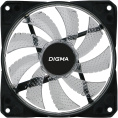 Вентилятор Digma DFAN-FRGB2 120мм, 3-pin, от БП:4-pin (Molex), 1200об/мин, 23 дБ, RGB, черный, Ret