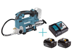 Аккумуляторный шприц для смазки MAKITA LXT DGP180Z + АКЦИЯ Аккумулятор 5.0 А/ч 2 шт., ЗУ DC18RС DGP180ZA1