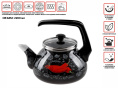 Чайник стальной эмалированный, 2.2 л, серия Перчик, PERFECTO LINEA (52-367822)