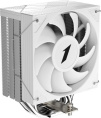 Кулер 1stPlayer CY12 Белый CY12-WH Intel LGA1851/1700/1200/115x, AMD AM5/AM4, крепление на винтах, 4 тепловые трубки 6мм , размер вентилятора: 120x120x25мм, гидравлический подшипник, 1900об/мин, 57.56CFM, 38.21dB A