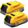 Аккумулятор Dewalt POWERSTACK, Li-Ion, 18 В, 1.7 Ач, 2 шт DCBP034E2