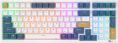 Клавиатура Royal Kludge RK98 (белый/голубой/коричневый, механическая, USB/2.4 GHz/Bluetoth, подсветка RGB, горячая замена клавиш Hot Swap, коричневые свичи)