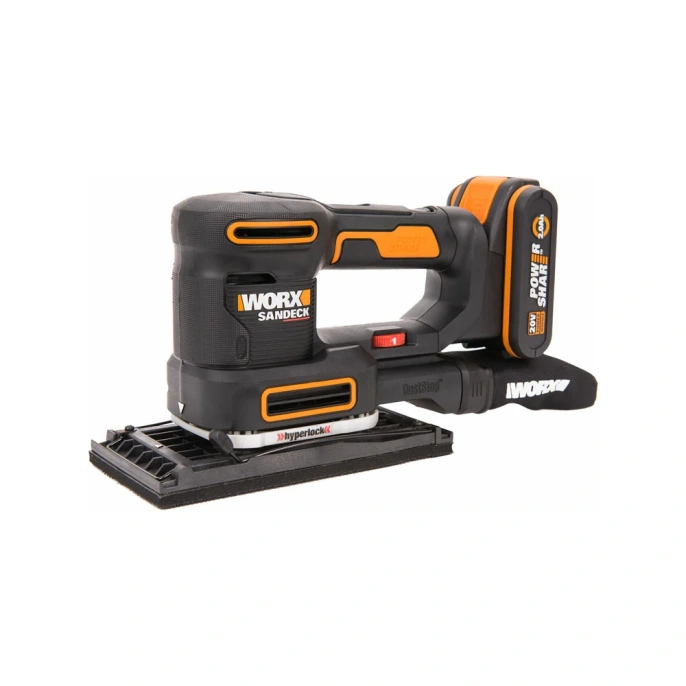 Аккумуляторная виброшлифмашина WORX WX820