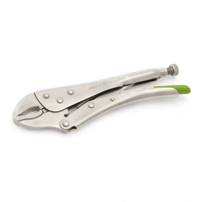 Зажим с фиксатором с полукруглым захватом Дело Техники 180мм 430175