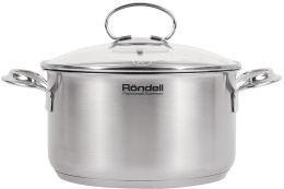 Кастрюля Rondell Zart RDS-1226 3.1л. d 20см с крышкой стальной