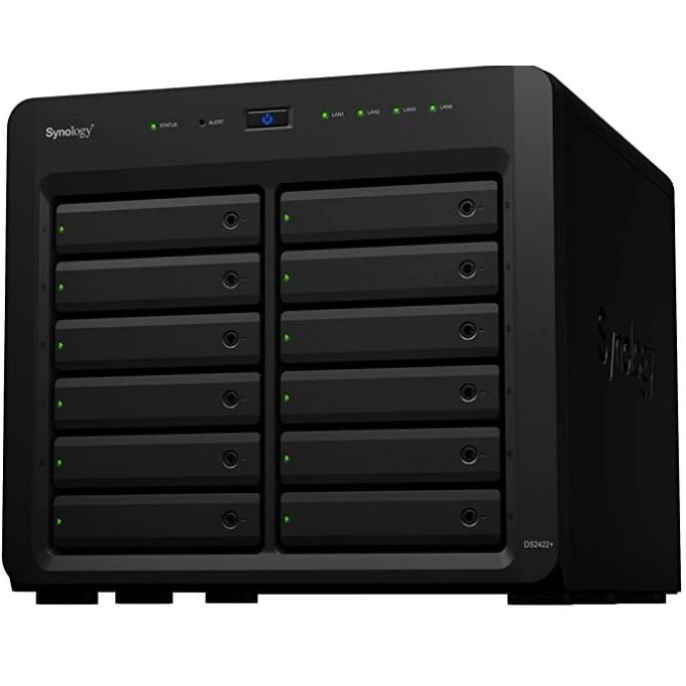Сетевое хранилище NAS Synology DS2422+ 12-bay настольный Ryzen V1500B