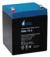 Батарея Парус Электро, профессиональная серия HML-12-5, напряжение 12В, емкость 5.2Ач разряд 20 часов , макс. ток разряда 5сек 75А, макс. ток заряда 2А, свинцово-кислотная типа AGM, клеммы F2, ДхШхВ 90х70х101мм., полная высота с клеммами 107мм., вес 1.