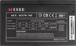 Блок питания Accord ACC-500W-NP,  500Вт,  120мм, черный [acc-500-np]