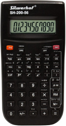 Калькулятор научный Silwerhof SH-200-56 черный 10-разр.