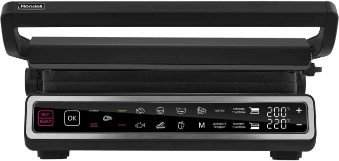 Электрогриль Rondell RDE-1701,  черный