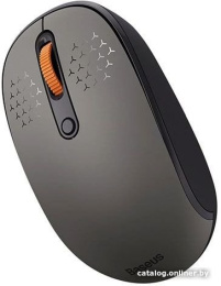 Мышь Baseus B01055503833-00 F01B B02033 Tri-Mode Wireless Mouse Frosted Gray рабочее рассточние: 20м, тихая кнопка, 800/1000/1600DPI, совместимость с Windows, Harmony OS, Apple OS, Linux, Vista