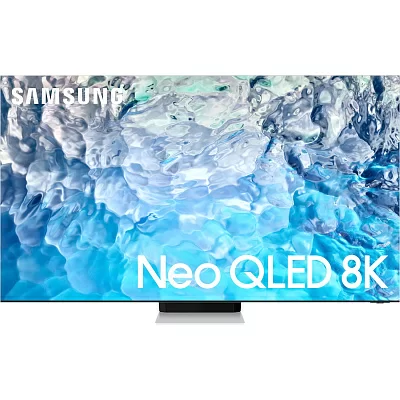 Телевизор QLED Samsung 85" QE85QN900BUXCE Q серебристый 8K Ultra HD 120Hz DVB-T2 DVB-C DVB-S2 USB WiFi Smart TV (RUS)