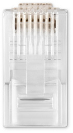 Коннектор Buro BU-CONRJ45-20PCS RJ45 прозрачный (упак.: 20шт)