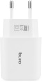 Сетевое зарядное устройство Buro BUWH1,  2xUSB-A,  15.5Вт, 3.1A, белый [buwh15s200wh]