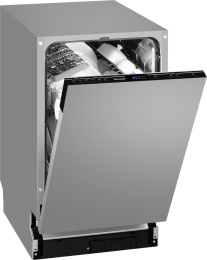 Встраиваемая посудомоечная машина WEISSGAUFF BDW 4526 D, узкая, ширина 44.8см, полновстраиваемая, загрузка 10 комплектов 432978