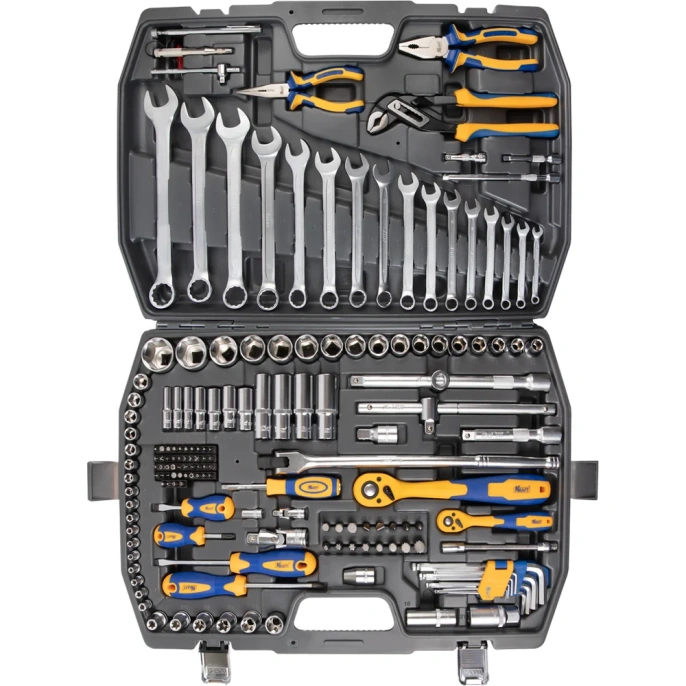 Набор инструментов KRAFT 1/2" и 1/4", 165 предметов KT 703019