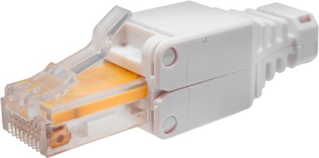 Коннектор SUPRLAN 10-0218-1 UTP кат.5E RJ45 серый