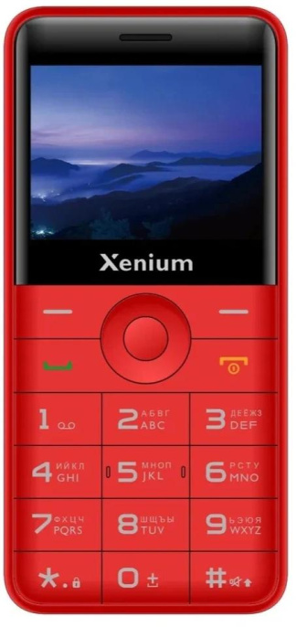 Мобильный телефон Xenium 700 X красный моноблок 2Sim 2.31" 240x320 Nucleus 0.3Mpix GSM900/1800 MP3 FM microSD max32Gb