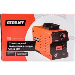 Инверторный сварочный аппарат 250 А; дисплей; кабель 2.5+1.5 м Gigant GWM-250