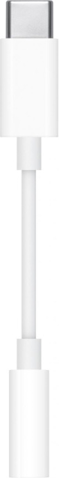 Переходник Apple MU7E2ZM/A, USB Type-C m - Jack 3.5 f , MFI, белый