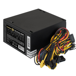 Блок питания 400W ExeGate 400NPX (ATX, 12cm silent fan, 24pin, (4+4)pin, PCI-E, 3xSATA, 2xIDE, black) EX224732RUS