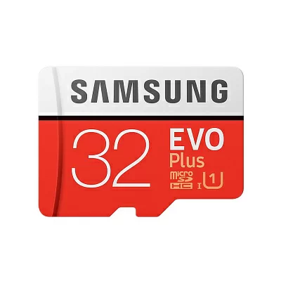 Micro SecureDigital 32GB SAMSUNG EVO PLUS microSDHC Class 10, UHS-I, U1 (SD адаптер) 20MB/s,95MB/s MB-MC32GA/APC