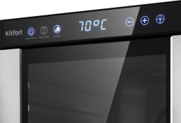 Сушилка для овощей и фруктов KITFORT KT-1916,  черный,  6 поддонов