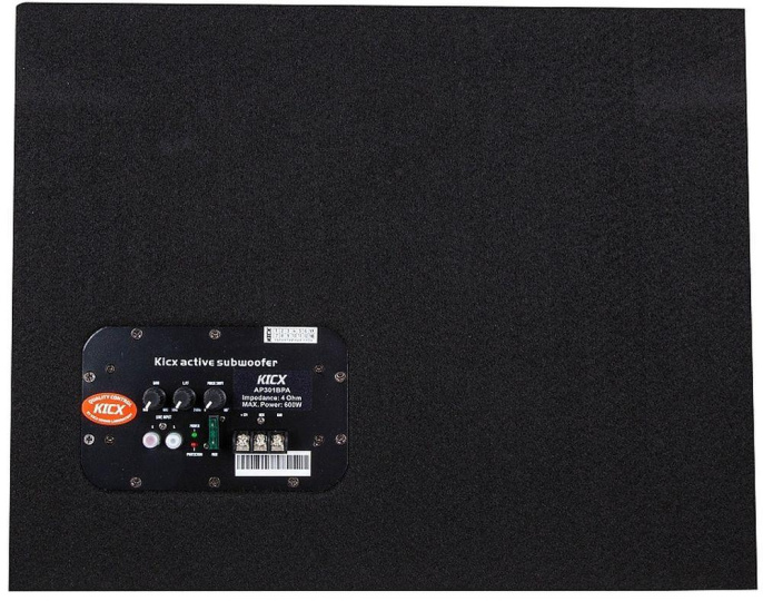 Сабвуфер автомобильный KICX AP301BPA,  активный [2013754]