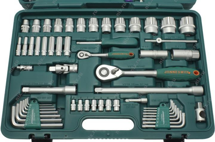 Универсальный набор торцевых головок 78 предметов Jonnesway S04H52478S