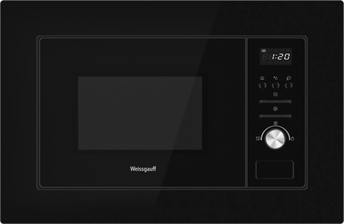 Микроволновая печь Weissgauff BMWO-206 20л. черный встраиваемая