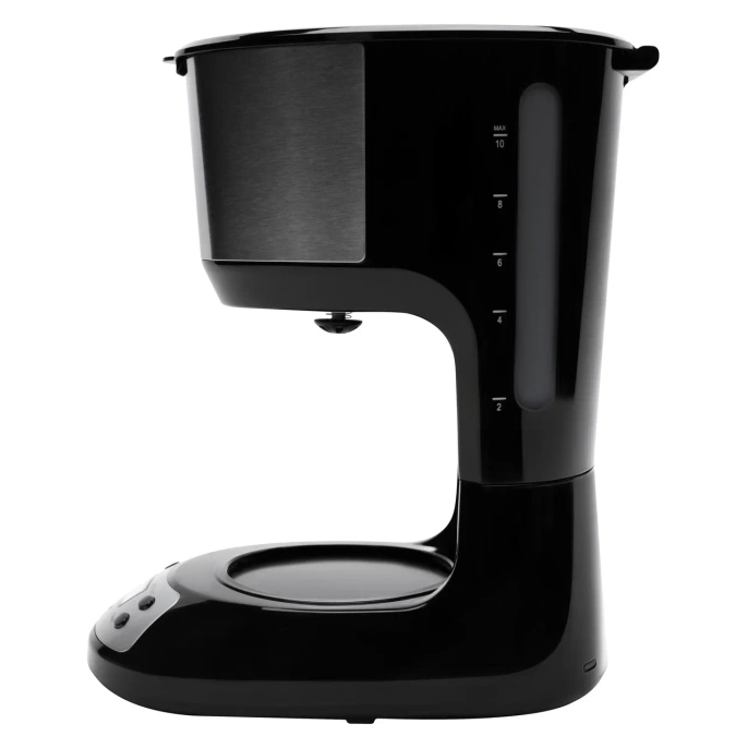 Капельная кофеварка RAGEX R405-000 с ЖК-дисплеем, 1.25 литра, 750 Вт, черный