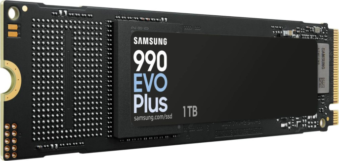 Накопитель SSD Samsung PCIe 4.0 x4 1TB MZ-V9S1T0B/AM 990 Evo Plus M.2 2280