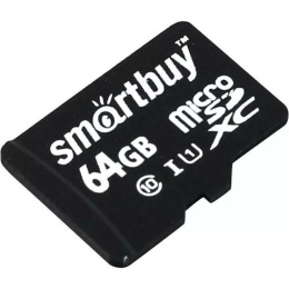 Micro SecureDigital 64Gb Smartbuy Class 10 UHS-1 без адаптера SB64GBSDCL10-00