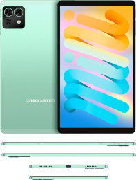 Планшет Teclast T50 Mini G99 T606 1.6 8C RAM8Gb ROM128Gb 8.68" IPS 1340x800 4G Android 15 зеленый 13Mpix 5Mpix BT WiFi microSD 1Tb 5100mAh 14hr