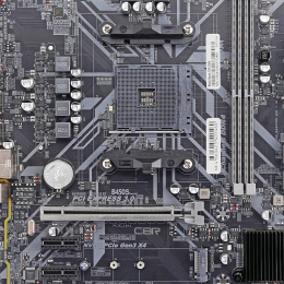 CBR B450 { Chipset B450, Socket AM4, 2*DDR4, mATX, VGA+HDMI, 1*PCIEx16,1*PCIEx1,1*M.2 NVME & SATA , 4*SATA3, 2*USB2.0 + 2*USB3.0, LAN 1Gb}