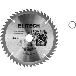 Диск пильный Elitech 1820.053300 (160мм,48зуб,дерево) 187760
