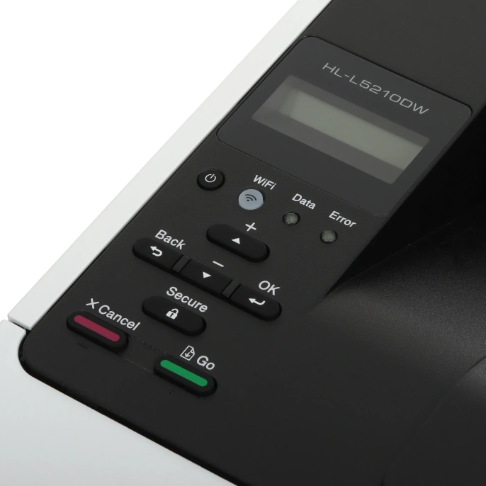 Принтер лазерный Brother HL-L5210DW А4, ч/б, 48 стр/мин, 512Мб, печать 1200 x 1200 , 1х250л., Duplex, Ethernet, USB, Wi-Fi, пусковой тонер. РМ: TN-3607, TN-3607XXL, TN-3617, DR-3607