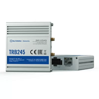 TELTONIKA ТRB245 (TRB24500000) industrial M2M LTE gateway 4G (LTE) cat4 3G / 2x SIM/ 1x RJ45 / digital i/o / RS232 / RS485 / GPS/GNSS
