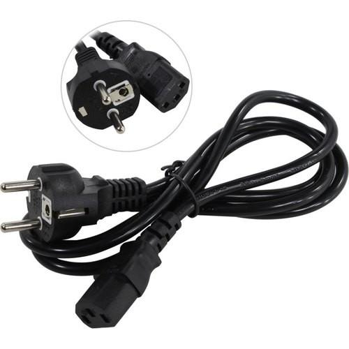 Кабель питания ExeGate Power PC-1.5P-Schuko->C13/3x0.75Cu (Евровилка Schuko->C13, VDE-250V-3*0.75mm2, медь, черный, 10A, 1.5м) EP280643RUS
