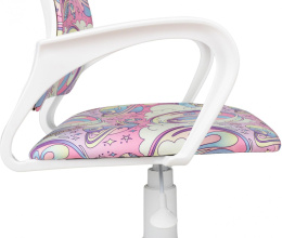 Кресло детское Бюрократ BUROKIDS 1 W, ткань, до 120кг, мультиколор (BUROKIDS 1 W-MOON_PK)