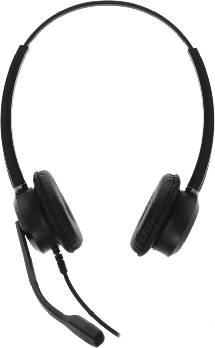 Наушники с микрофоном VT VT6200-D черный/серебристый 2.1м накладные USB оголовье VT6200-D