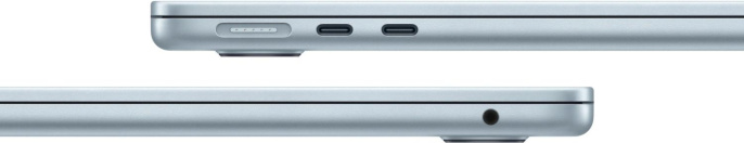 Ноутбук Apple MacBook Air A3240, 13.6", 2025, Retina, Apple M4 10 core 4ГГц, 10-ядерный, 16ГБ 256ГБ SSD,  macOS,  голубой [mc6t4hn/a]