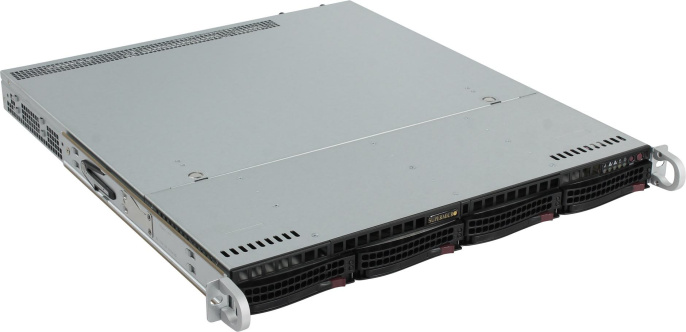 Корпус Supermicro 1U 400W SuperChassis CSE-813MFTQC-R407CB для плат ATX/micro-ATX Retail