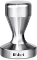 Темпер KitFort КТ-1248, для кофеварок, 1 шт, серебристый