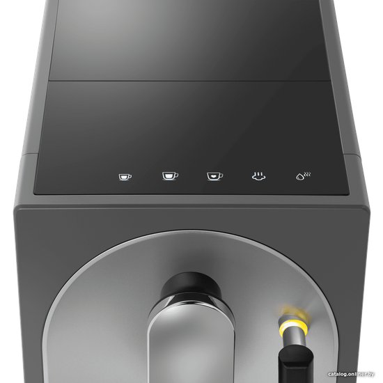 Кофемашина MAUNFELD MF-A7021GR 1470 Вт, корпус металл/пластик, капучинатор ручной, используемый кофе: зерновой, цвет серый