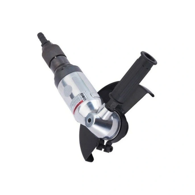 Шлифмашина угловая пневматическая BYAROSS индустриальный тип, поворотный пусковой механизм, 180 круг, мощность 1.1 кВт FMG-180A