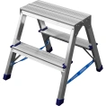 Двухсторонняя алюминиевая стремянка СИБИН 2 ступени 38825-02